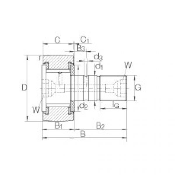 FAG Stud type track rollers - KRV35-PP #1 image