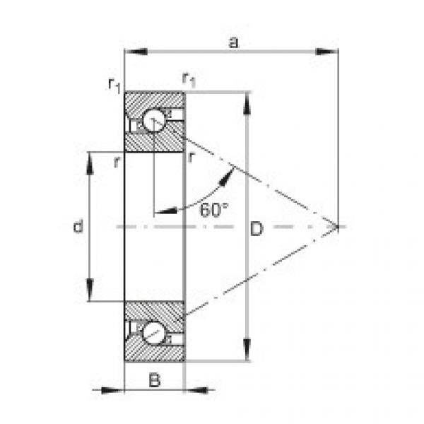 FAG Axial angular contact ball Bearings - 7603035-TVP #1 image