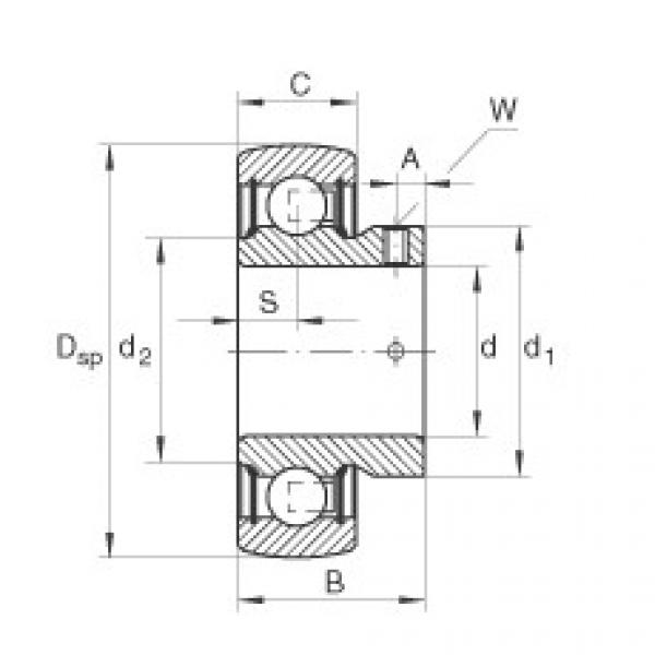 FAG Radial insert ball Bearings - AY15-XL-NPP-B #1 image