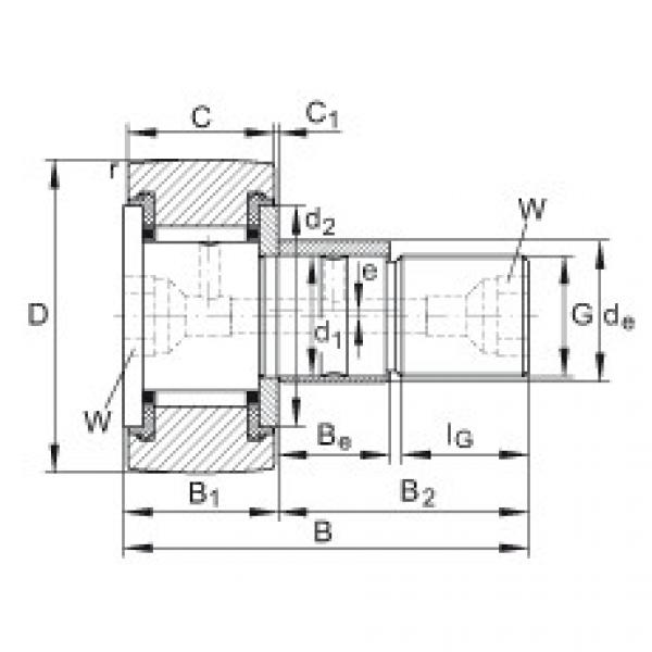 FAG Stud type track rollers - KRE52-PP #1 image