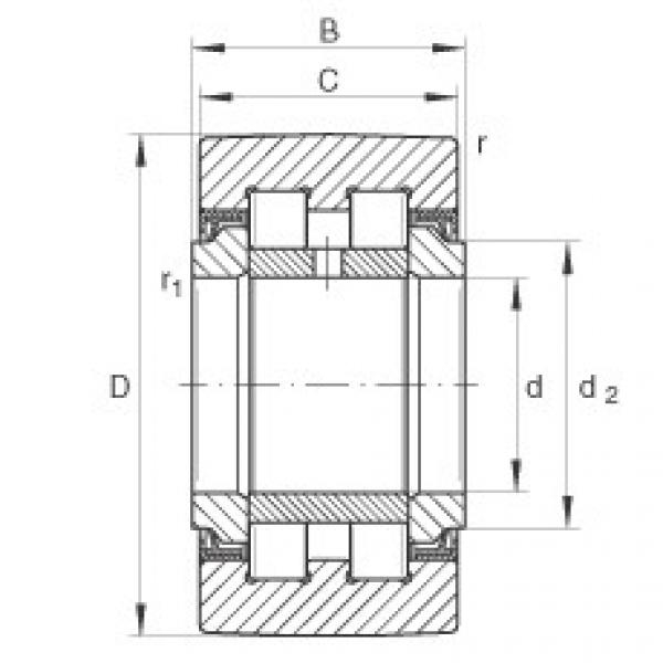 FAG Yoke type track rollers - PWTR17-2RS-XL #1 image