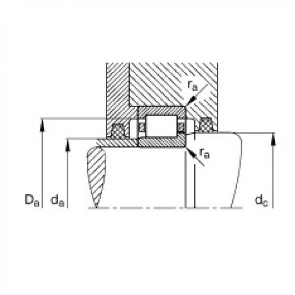 FAG Cylindrical roller Bearings - NJ202-E-XL-TVP2 #4 image