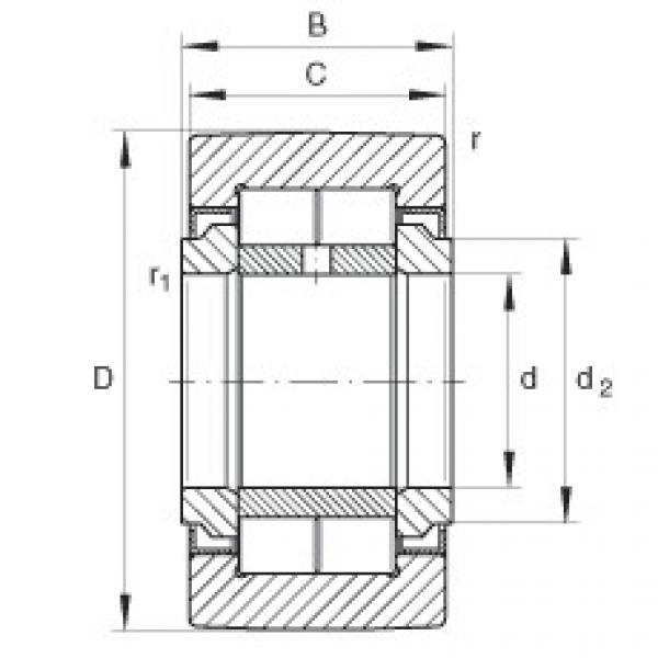 FAG Yoke type track rollers - NUTR3072 #1 image