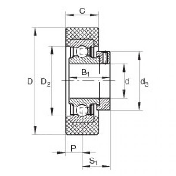 FAG Radial insert ball Bearings - RCSMB17/65-XL-FA106 #1 image