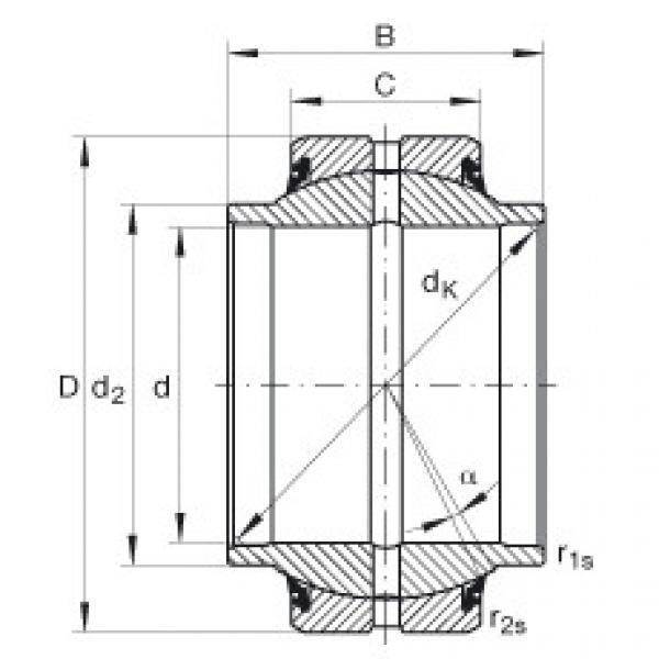 FAG Radial spherical plain Bearings - GE30-HO-2RS #1 image