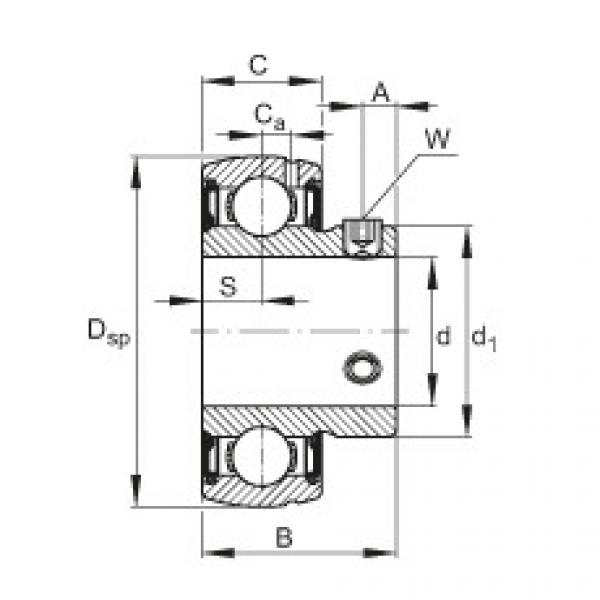 FAG Radial insert ball Bearings - SUB205 #1 image