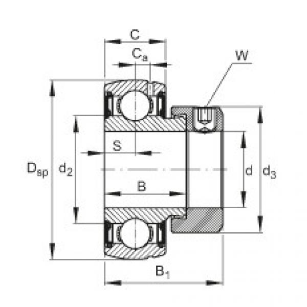 FAG Radial insert ball Bearings - SUG205 #1 image