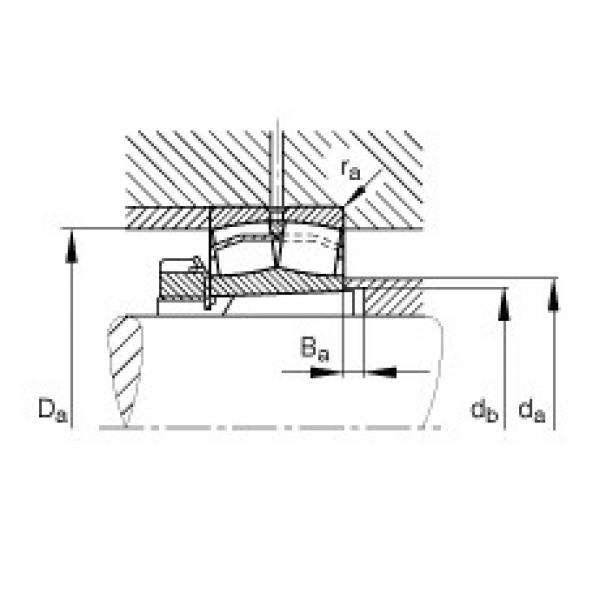 FAG Spherical roller Bearings - 21308-E1-XL-K + H308 #2 image