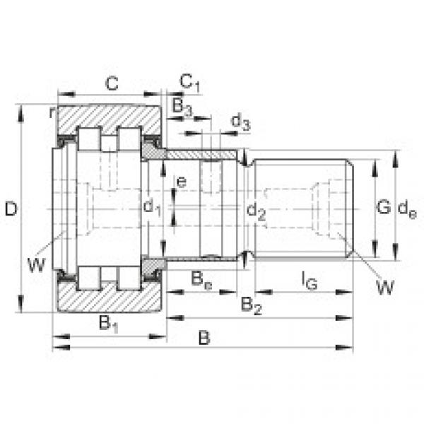 FAG Stud type track rollers - PWKRE72-2RS #1 image