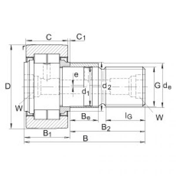 FAG Stud type track rollers - NUKRE90 #1 image