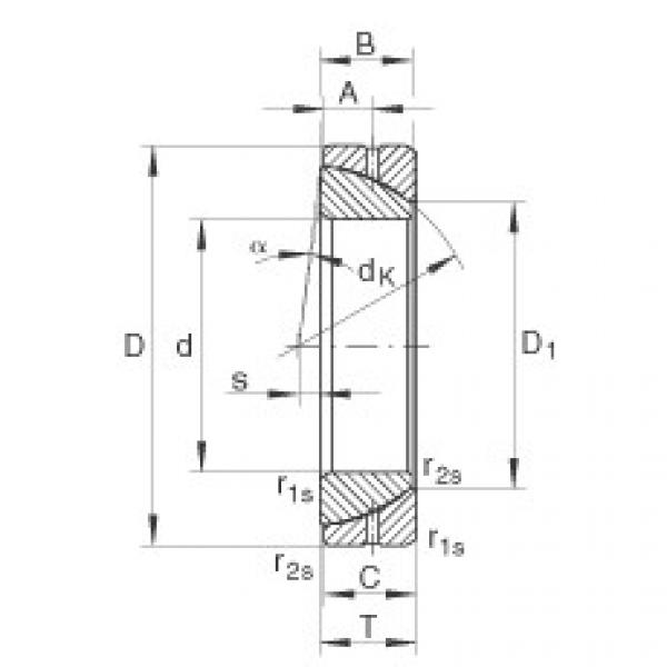 FAG Angular contact spherical plain Bearings - GE70-SX #1 image