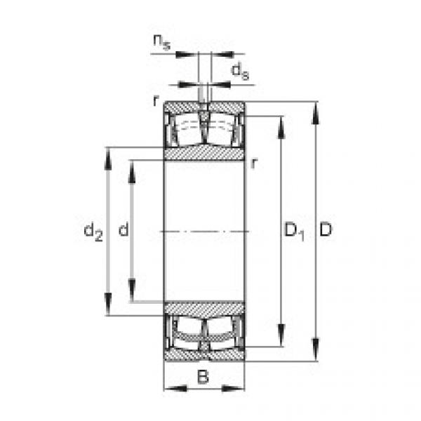 FAG Sealed spherical roller Bearings - WS22205-E1-XL-2RSR #1 image