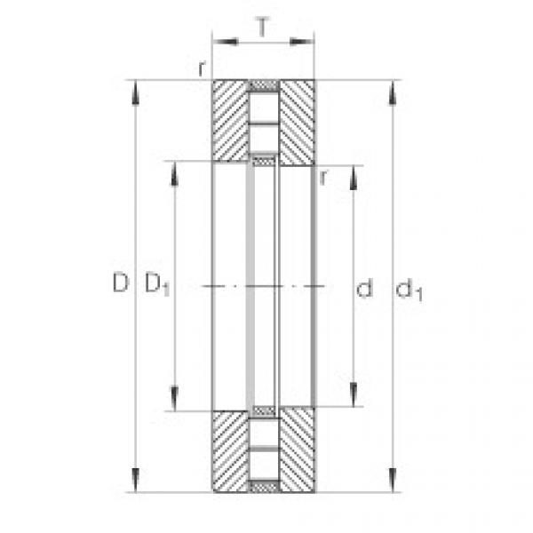 FAG Axial cylindrical roller Bearings - 89308-TV #1 image