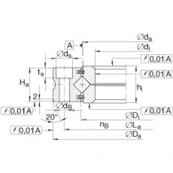 FAG Crossed roller Bearings - XV50 #1 image