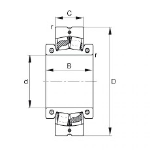 FAG Spherical roller Bearings - 222S.203 #1 image