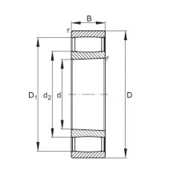 FAG Toroidal roller Bearings - C2214-XL-K-V #1 image