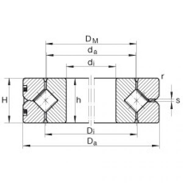 FAG Crossed roller Bearings - SX0118/500 #1 image