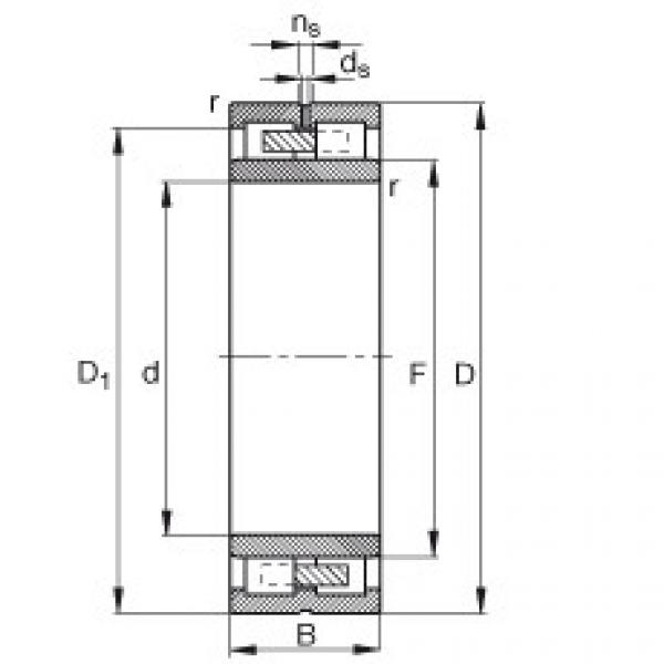 FAG Cylindrical roller Bearings - NNU4924-S-M-SP #1 image