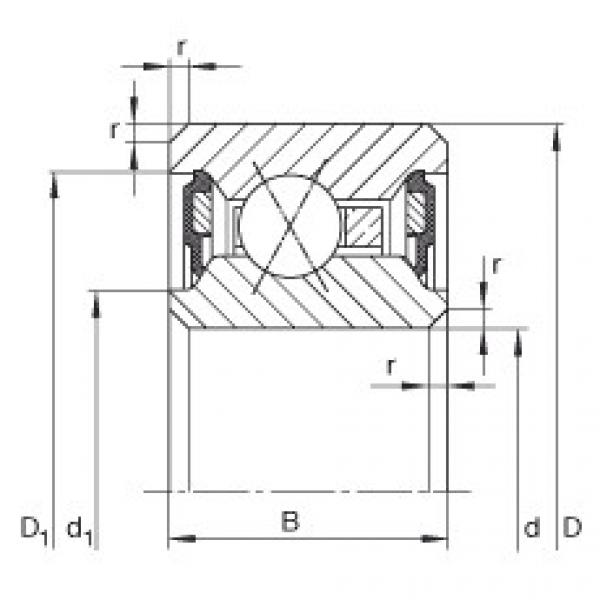 FAG Thin section Bearings - CSXU045-2RS #1 image