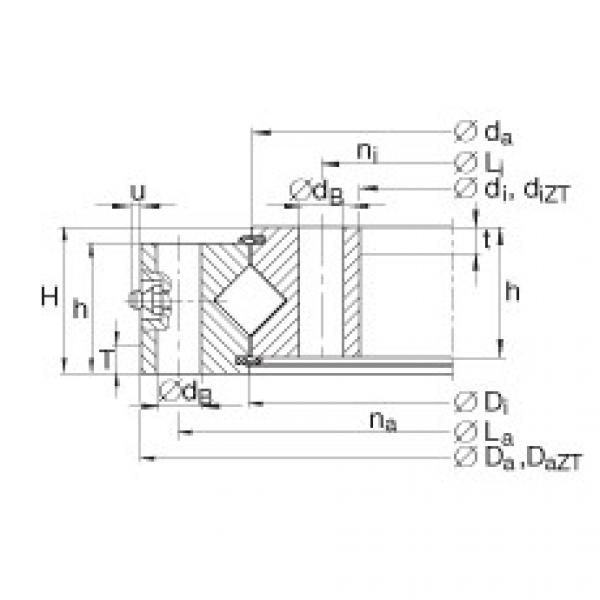 FAG Crossed roller Bearings - XU160260 #1 image