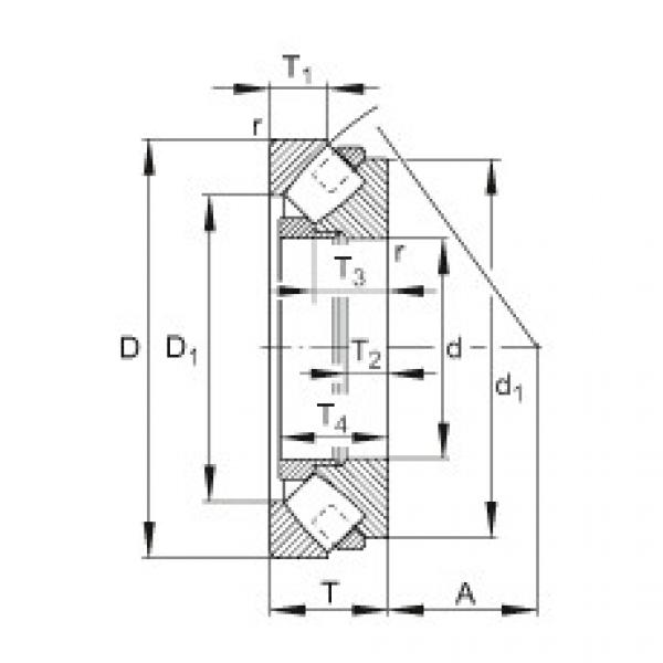 FAG Axial spherical roller Bearings - 292/630-E1-MB #1 image