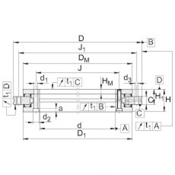 FAG Axial/radial Bearings - YRTM325 #1 image