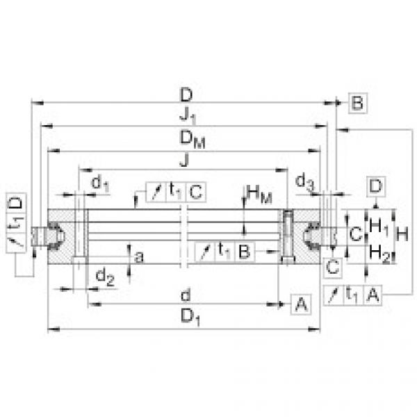 FAG Axial/radial Bearings - YRTSM395 #1 image