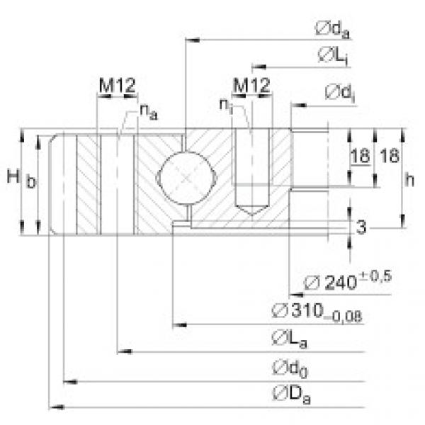 FAG Four point contact Bearings - VA160302-N #1 image