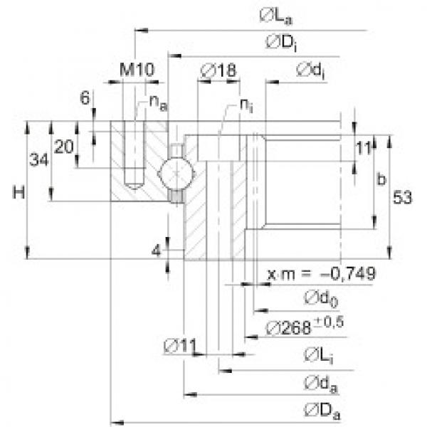 FAG Four point contact Bearings - VI140326-V #1 image