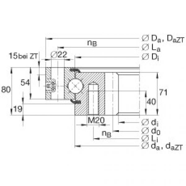 FAG Four point contact Bearings - VSI250755-N #1 image