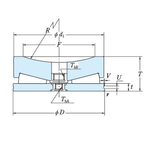 Ceramic Tapered Roller Thrust Bearings For Adjusting Screws NSK581TFV01 #1 image