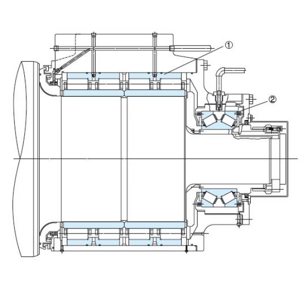 Precision Roller Bearings NSK38RCV13 #2 image