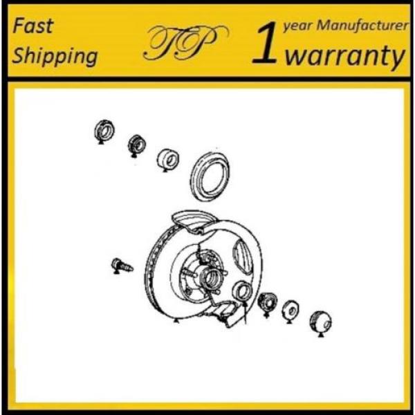 Front Wheel Bearing &amp; Race &amp; Seal Kit fit NISSAN D21 1986-1994 (RWD) #2 image