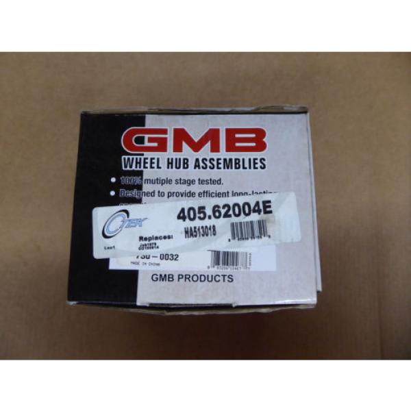 BRAND NEW GMB HUB BEARING ASSEMBLY 405.62004E FIT VEHICLES LISTED ON CHART #1 image