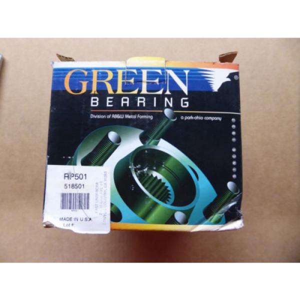 BRAND NEW GREEN BEARING HUB BEARING ASSEMBLY 518501 FIT VEHICLES LISTED ON CHART #1 image