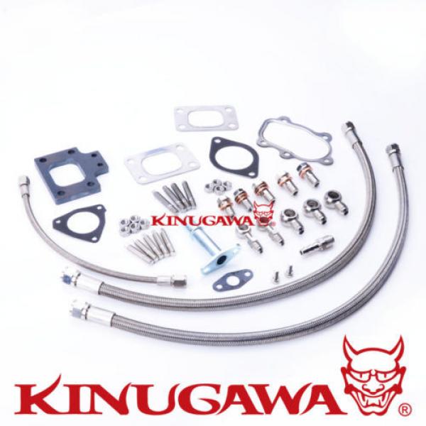 Kinugawa GTX Ball Bearing Turbo GTX2863R fit Nissan Silvia S13 AR.64 Bolt On T25 #2 image