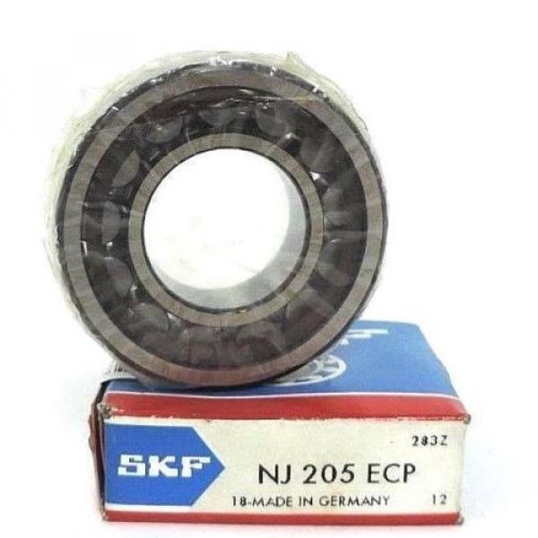 NIB SKF NJ205ECP ROLLER BEARING ID-25MM OD-52MM W-15MM NORMAL FIT NJ-205-ECP #2 image