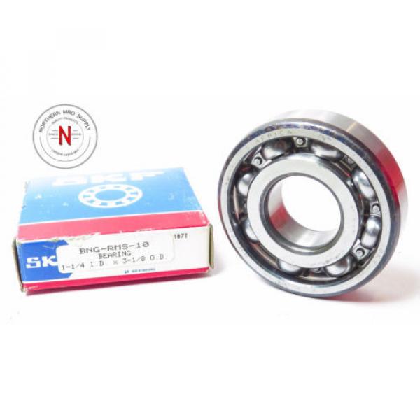 SKF RMS-10 DEEP GROOVE BALL BEARING, 1.250&#034; x 3.125&#034; x .875&#034;, OPEN, FIT C0 #1 image