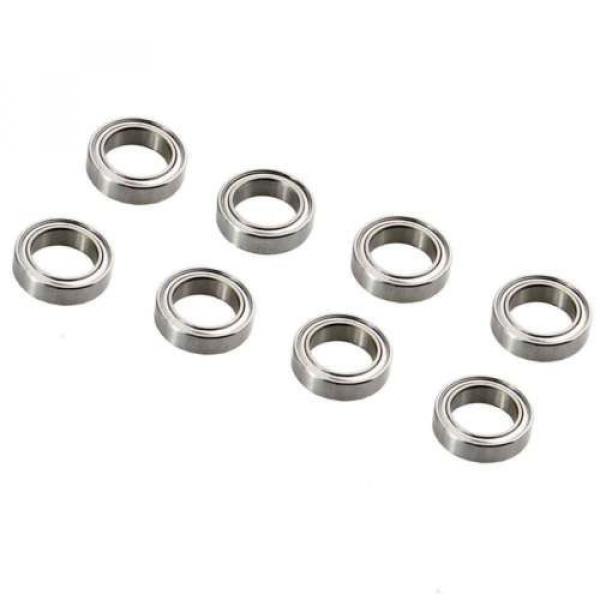 Metal B020 Bearing 10*15*4mm 8PCS Silver Fit RC HPI WR8 Flux #2 image