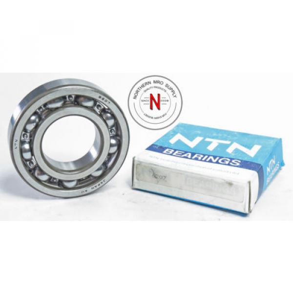 NTN 6207 DEEP GROOVE BALL BEARING, 35mm x 72mm x 17mm, FIT C0, DBL SEAL #1 image