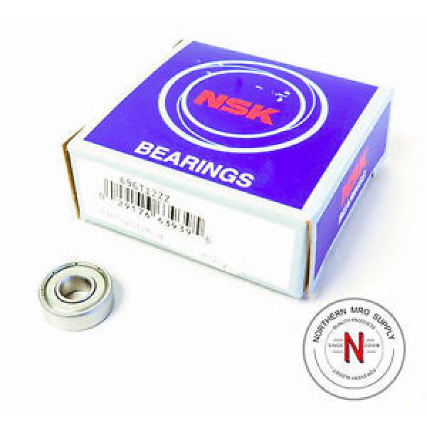 NSK 696-ZZ DEEP GROOVE BALL BEARING, 6mm x 15mm x 5mm, FIT: C0, DBL SEAL #1 image