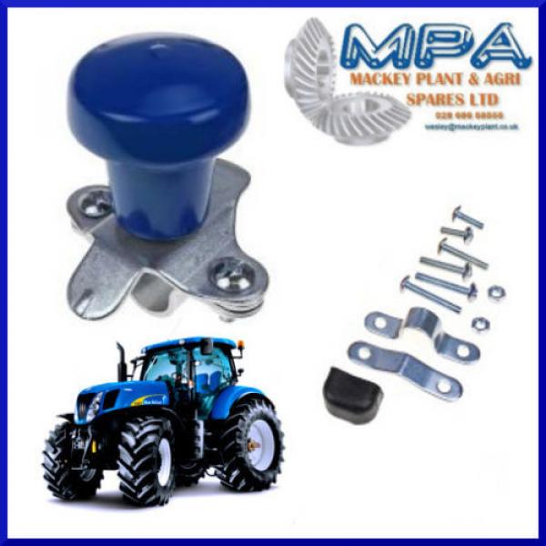 NEW HOLLAND WHEEL SPINNER KNOB - WITH BEARING INSERT &amp; FITTING KIT - TRACTOR #1 image