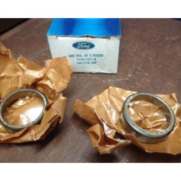 CODD-1217-B C0DD-1217-B FORD FRONT HUB OUTER BEARING CUPS(MAY FIT 1960-65 FALCON #1 image