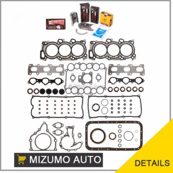 Fit Full Gasket Set Main Rod Bearings Rings 98-04 Isuzu Honda Acura 6VD1 6VE1 #1 image