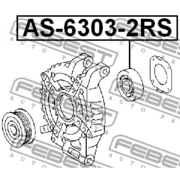 Ball Bearing 17X47X14 For Honda Fit Shuttle Gg7 (2011-2014) #2 image