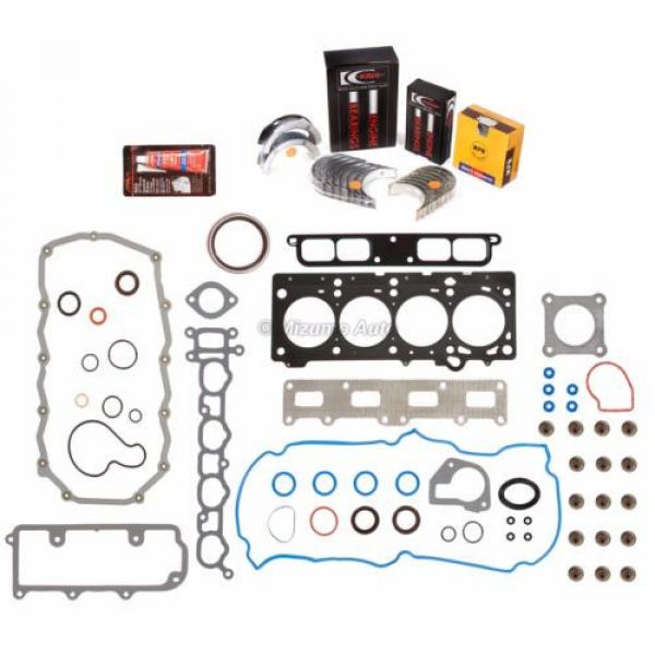 Fit Full Gasket Set Bearings Piston Rings 05-07 Dodge Caravan 2.4 DOHC VIN B #2 image