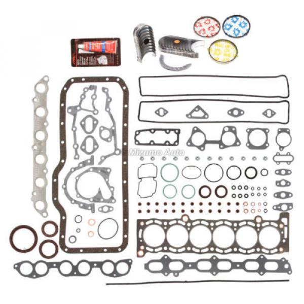 Fit 89-92 Toyota Cressida Supra 3.0 DOHC 7MGE Full Gasket Set Bearings Rings #2 image