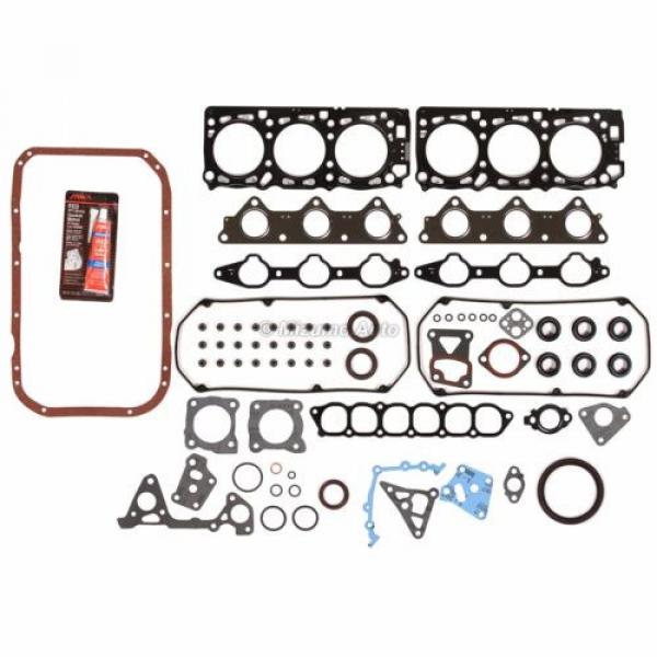 Fit Mitsubishi Montero &amp; Sport 3.0 6G72 Full Gasket Set Bearings Piston Rings #3 image