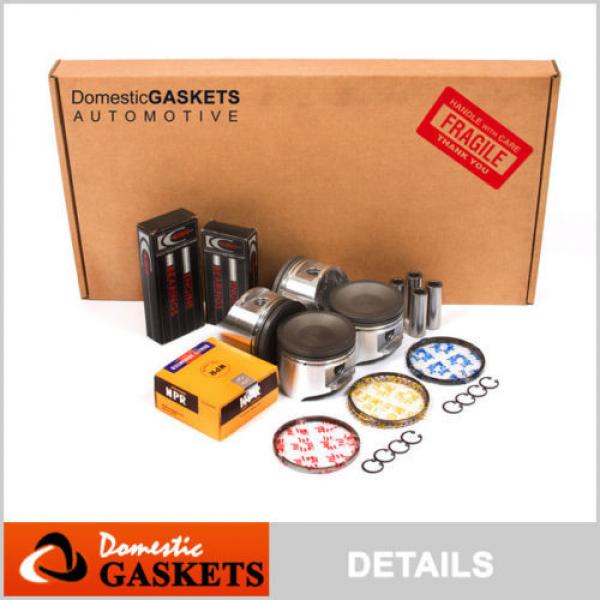 Fit 91-94 Nissan 240SX 2.4L DOHC Full Gasket Pistons&amp;Bearings&amp;Rings Set KA24DE #1 image