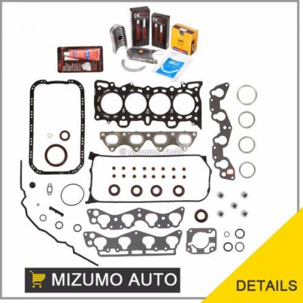 Fit Full Gasket Set Main Rod Bearings Piston Rings 96-00 Honda Civic D16Y5 D16Y7 #1 image